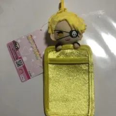 カラフルピーチ　ぬいぐるみパスケース　たっつん