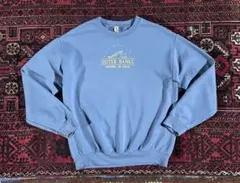 GILDAN ギルダン 刺繍デザイン スウェット トレーナー ブルー M