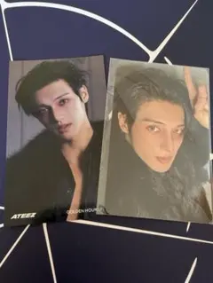 ATEEZ ウヨン　楽天　ラキロト　ステッカー　トレカ　セット