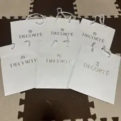 DECORTÉ ショップ袋 6枚セット ホワイト