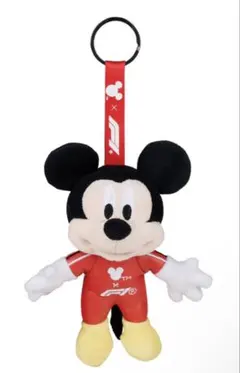 ディズニー×F1 ミッキーマウスぬいぐるみキーホルダー - メルカリ
