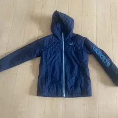 adidas フード付きジャケット M ネイビー