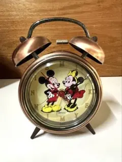 ディズニー　ミッキー＆ミニー　目覚まし時計　【匿名配送】