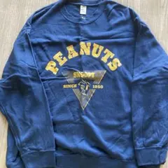 UNIQLO UT PEANUTS スヌーピー トレーナー XXL ネイビー