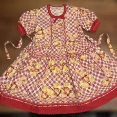美品　BABY PINKHOUSE ベビーピンクハウス ウサギ　　ワンピース