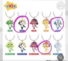 ケロロ軍曹 マスコット&グミであります！ タママ クルル ドロロ