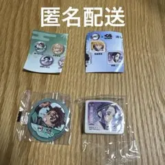 鬼滅の刃　くら寿司　ビッくらポン　竈門炭治郎缶バッジ、胡蝶しのぶ 消しゴム