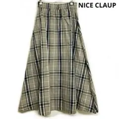 NICE CLAUP フレアスカート　新品タグ付き