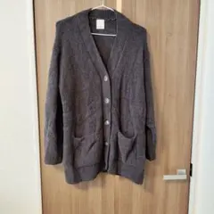 gelato pique ダークグレー カーディガン　上下セット