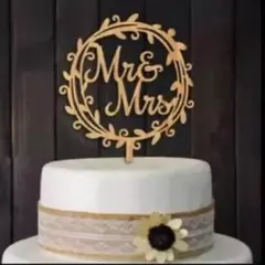 春ウェディングに！ ケーキトッパー