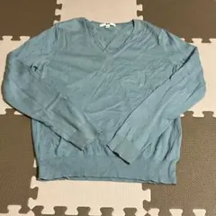 ユニクロ　コットンカシミヤ　Vネックニット