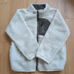 branshes ボアジャケット アイボリー 110cm