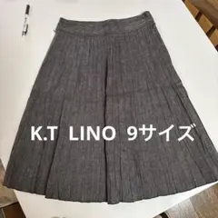 K.T LINO グレー　ピンタック プリーツ　スカートのサムネイル