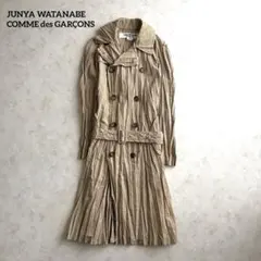 希少✨ジュンヤワタナベコムデギャルソン トレンチコート 縮絨 ダブル Sのサムネイル