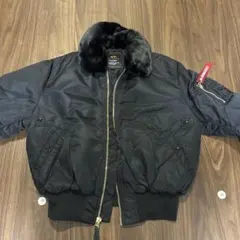 ALPHA INDUSTRIES B-15 ブラック　Lサイズのサムネイル