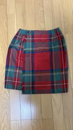 ラップスカート チェック