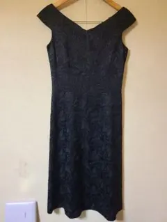 【KUMIKYOKU PRIER】組曲プリエ ラメ入りノースリーブ ワンピース