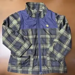 kladskap ジャケット 3way 110cm ネイビーと緑のチェック