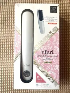 ufurl コンパクト スタイリングアイロンブラシ MEBL-78WH