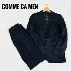 COMME CA MEN ブラックフォーマルスーツ ビジネス S、Mサイズ