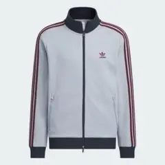 日本未発売カラーadidas アディカラートラックトップ ワッフル グレー L
