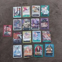 ワンピース一番くじ I賞 カードデザインステッカーセット17枚