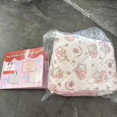 サンリオキャラクターズレトロレッスンバッグミニキーホルダー　リトルツインスターズ