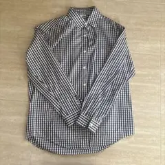 GU チェック柄 長袖シャツ Sサイズ