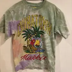 Chinatown Market タイダイ アロハプリントTシャツ