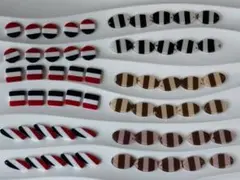 マリン風のアクリルパーツ 60個セット