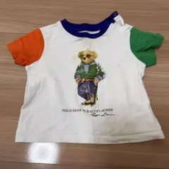 ラルフローレン ポロベア 半袖 Tシャツ 70 75 9M マルチカラー クマ②のサムネイル