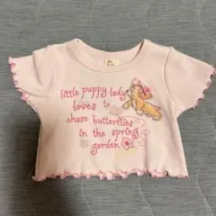 新品・タグ付き Disney baby わんわん物語 Tシャツ 80cm