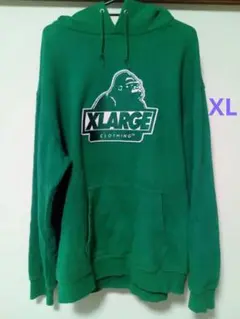 エクストララージ パーカー XLサイズ X-LARGE グリーン/緑
