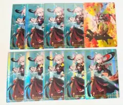 原神 メタルカード ウエハース 楓原万葉 150枚セット 楽天市場】原神[Genshin] ウエハース2 ビジュアルカード 楓原