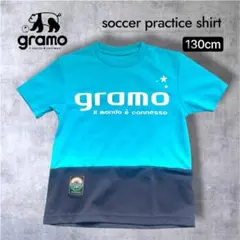 美中古品✨ gramo グラモ サッカープラクティスシャツ 130cmのサムネイル