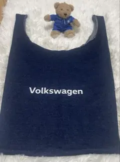Volkswagen デニムマルシェバッグ &ベアキーホルダー　ノベルティ品のサムネイル