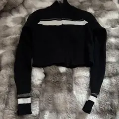 Moussy ジップニット