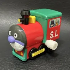 【希少】アンパンマントレイン7 バイキンSL バンダイ 2007 ゼンマイ