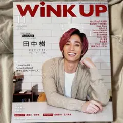 WiNK UP 2020年11月号　SixTONES田中樹さん表紙