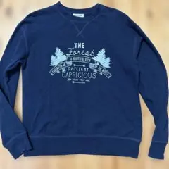 GLOBAL WORK ネイビー トレーナー