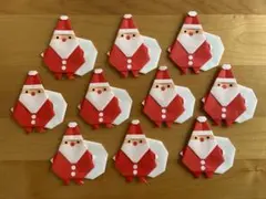 ハンドメイド　折り紙　おりがみ　サンタ　クリスマス　サンタクロース