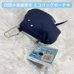 시코쿠 수족관 오리지널 슈코 군 에코 백 & 에이군 파우치 한정