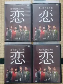 たったひとつの恋 DVD 全4巻セット+特典ディスク付属 亀梨和也 綾瀬はるか