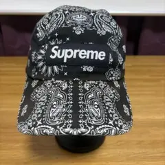 supreme シュプリーム キャップ ペイズリー柄