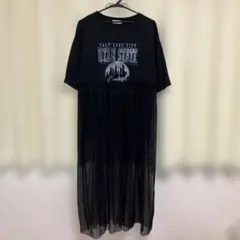 LEPSIM ロゴチュールレイヤードッキングワンピース フリーサイズ