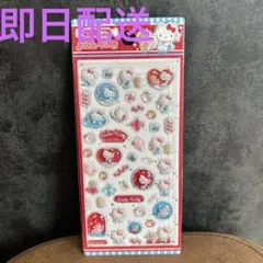 ハローキティ　サンリオ　ボンボンドロップ風シール　立体　プクプク　海外正規品