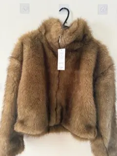 【‼️12/1~12/3限定価格‼️】ファージャケット　ブラウン　Mサイズ