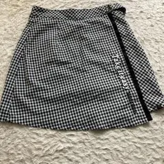美品☆メゾピアノジュニア　ギンガムチェックスカート☆