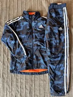 adidas ウィンドブレーカー　迷彩柄　140