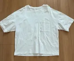 GU ホワイト オーバーサイズTシャツ Lサイズ